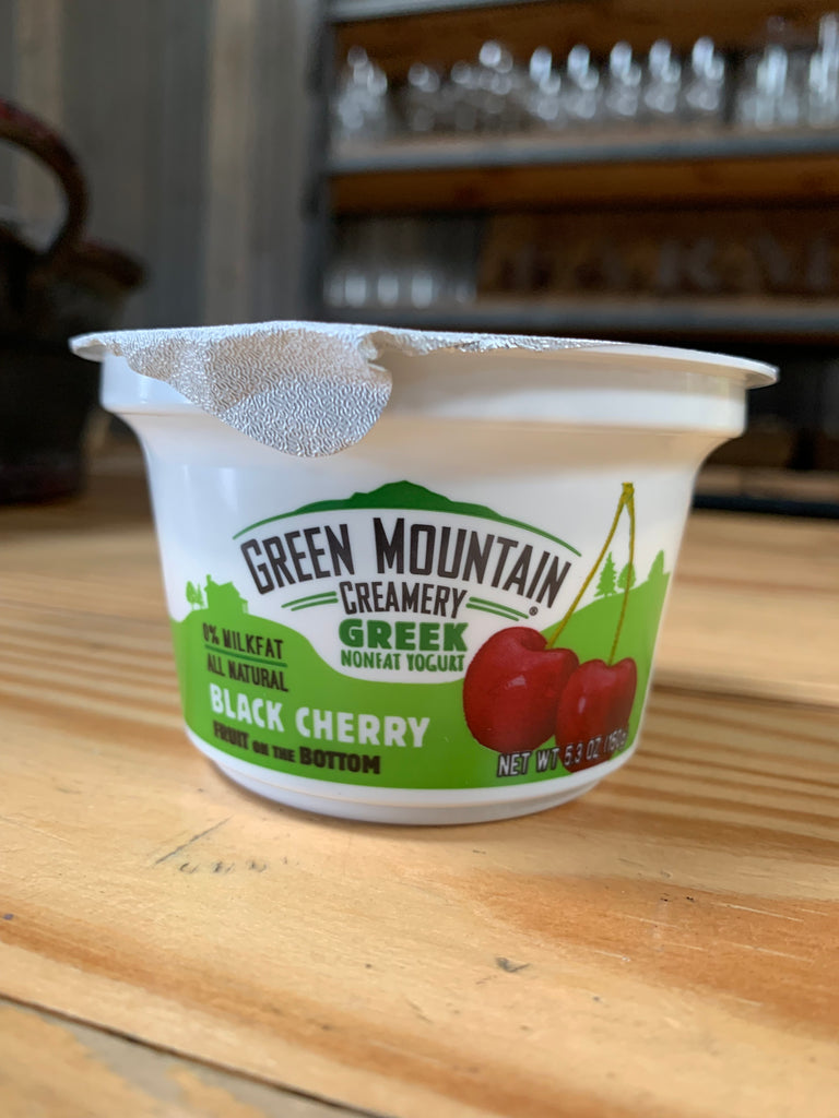 Dairy, Green Mountain Creamery 0% Greek Yogurt, Black Cherry, 5.3oz