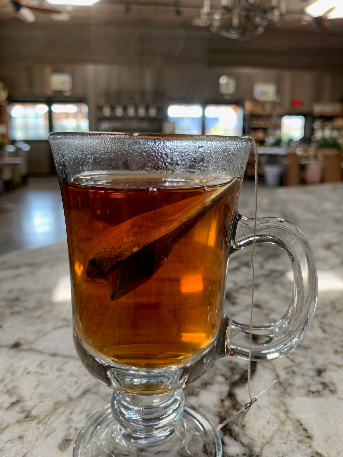 Cafe, Cup of Hot Organic Tea.