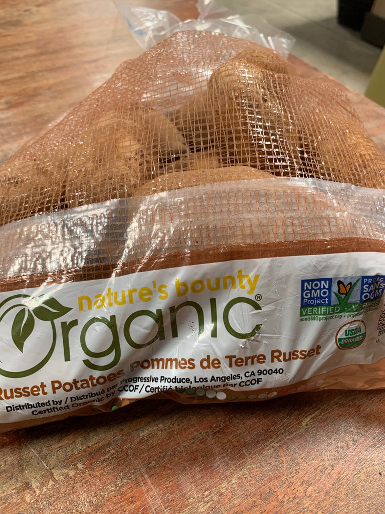 Nature's Bounty Organic Russet Potatoes, 5lb bag