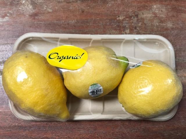 Fruit, Grateful Harvest Organic Lemon, 3 pack