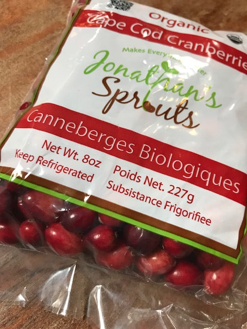 Fruit, Organic Cranberries, 8oz bag