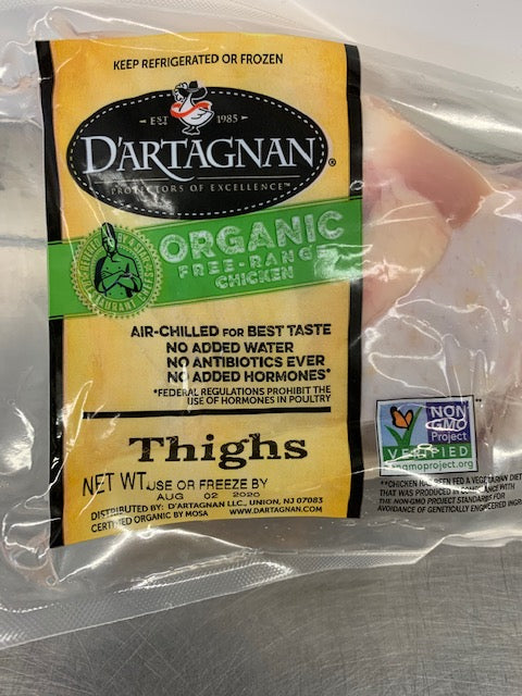Meat, D'Artagnan Chicken Thighs, 2 per pack